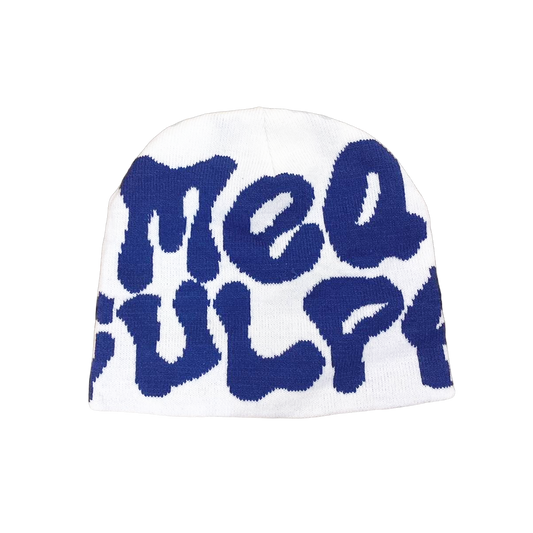Bonnet Mea Culpa Beanies - BLANC & BLEU