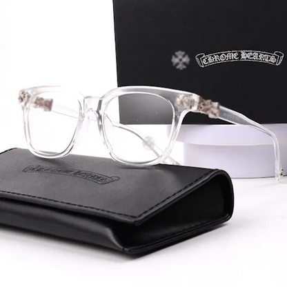 Lunettes Chromes Hearts Browline - Transparente